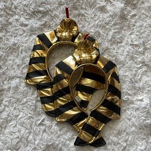 King TUT Egyptian Costume Headband Headpiece for Adults and Kids - Set of Two